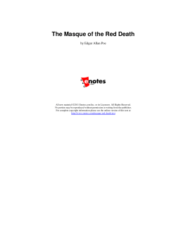 The Masque of the Red Death