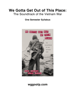 Now - We Gotta Get Out Of This Place &ndash; The Soundtrack
