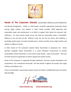 Hands of The Carpenter (Hands)