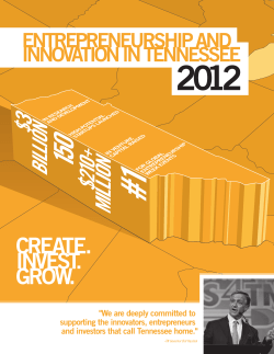 2012 LaunchTN Innovation Report