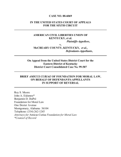 ACLU of Kentucky v. McCreary County, Kentucky