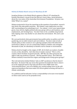 Media Watch versus D.. - Australian Environment Foundation