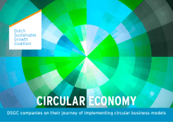 circular economy - Dutch Sustainable Growth Coalition