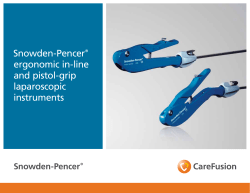 Snowden-Pencer™ in-line/pistol-grip brochure