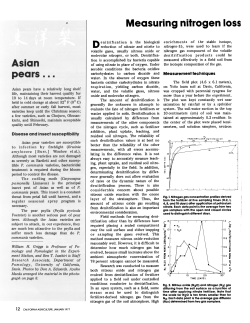 Measuring nitrogen loss from denitrification