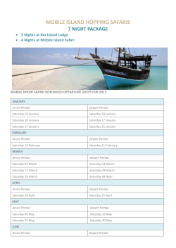 mobile island hopping safaris - Mozambique Travel Management