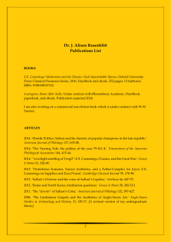Dr. J. Alison Rosenblitt Publications List