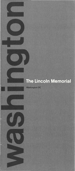 The Lincoln Memorial - National Park Service History eLibrary