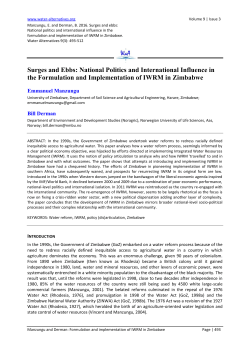 Full Text - Water Alternatives