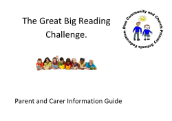 The Great Big Reading Challenge.
