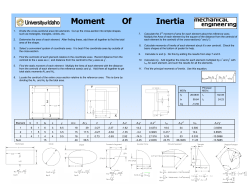 Moment Of Inertia