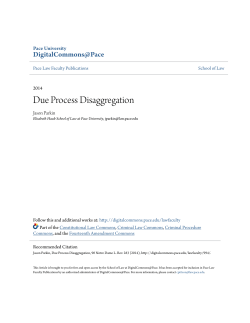 Due Process Disaggregation