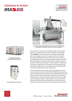 Solutions in Action - Rockwell Automation