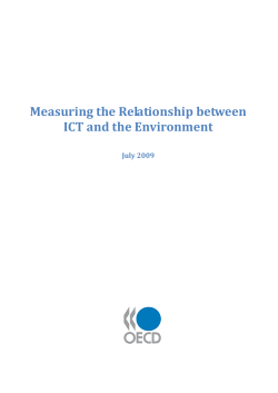 Measuring the Relationship between ICT and the Environment