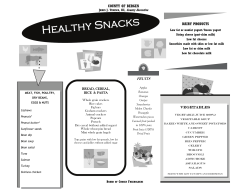 Healthy Snacks - Bergen County
