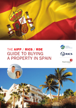 AIPP - RICS - RDE Spain Buying Guide LR 2015