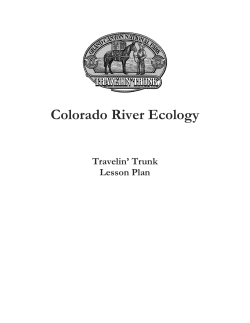 Colorado River Ecology - The Grand Canyon Association
