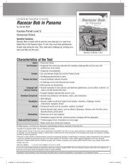 Racecar Bob in Panama - Houghton Mifflin Harcourt