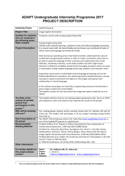 Image Caption Generation