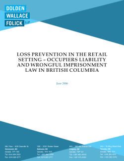 Loss Prevention in the Retail Setting