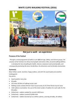 the Report - White Cliffs Walking Festival