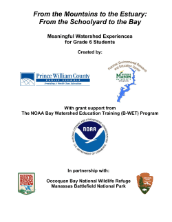 From the Mountains to the Estuary