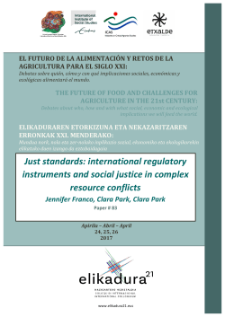 Just standards: international regulatory instruments