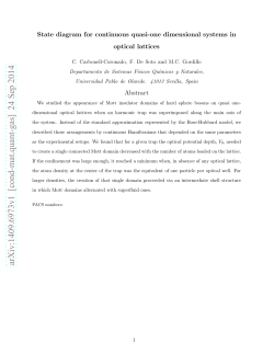 State diagram for continuous quasi