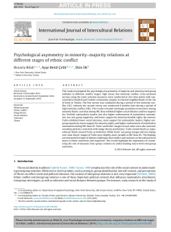 IJIR online version - Sabancı University myWeb Service