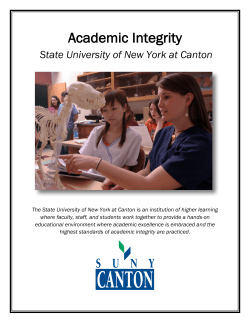 Academic Integrity