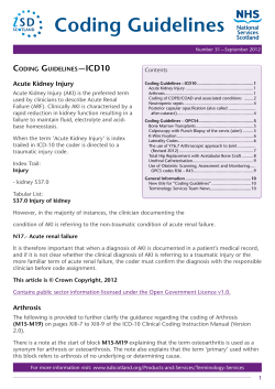 Coding Guidelines September 2012