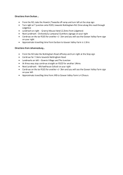 Directions from Durban... &bull; From the N3, take the Howick /Tweedie