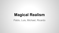 Magical Realism - The brief wondrous life of oscar wao