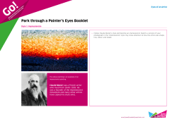 Eyes of an Artist: Park through a Painter`s Eyes Booklet