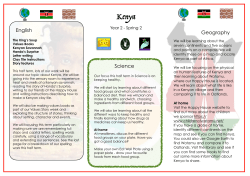 Spring 2 - Kenya - oatlands.surrey.sch.uk