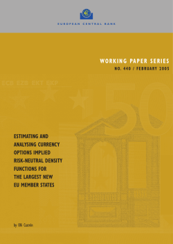 Estimating and analysing currency options implied risk