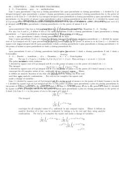 86 .. CHAPTER 3 . .. THE FOURIER TRANSFORM. 3 . 2