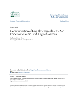 Communication of Lava Flow Hazards at the San Francisco Volcanic