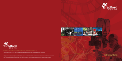 Introduction - Bradford City of Film