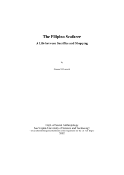 The Filipino Seafarer