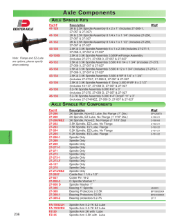 Axle Components - Nuera Transport