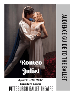 Audience Guide - Pittsburgh Ballet Theatre