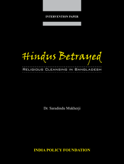 Hindus Betrayed - India policy foundation