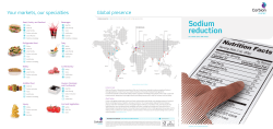 Sodium reduction