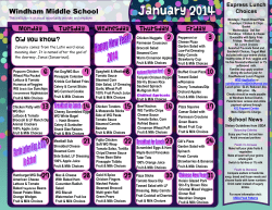 Lunch - Windham School District