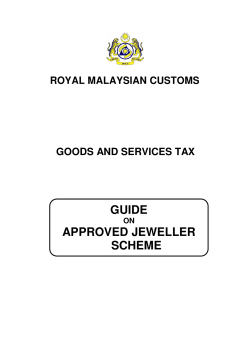 GUIDE APPROVED JEWELLER SCHEME
