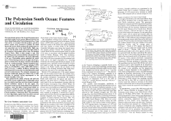 The Polynesian South ocean : features and circulation