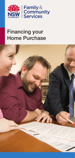 Financing your Home Purchase