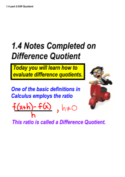 1.4 part 2-Diff Quotient