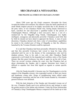 Sri Chanakya Niti-Sastra